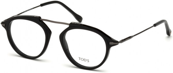 Tod's TO5181 Eyeglasses, 001 - Shiny Black