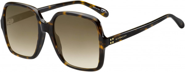 Givenchy GV 7123/G/S Sunglasses, 0086 Dark Havana