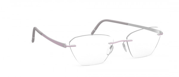 Silhouette Momentum hs Eyeglasses, 4000 Rhodium / Heather Violet