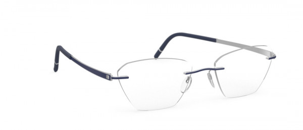 Silhouette Momentum hs Eyeglasses, 4510 Silver / Pacific Blue