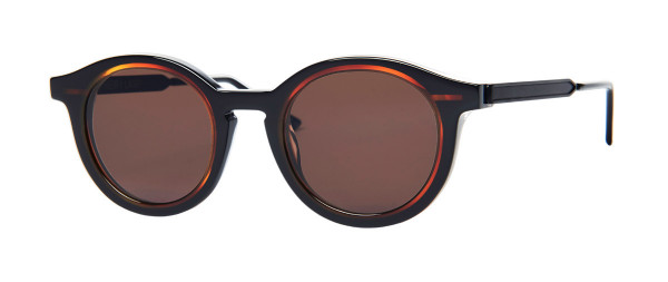 Thierry Lasry Sneaky Sunglasses, 101 - Black & Red w/ Brown Lenses