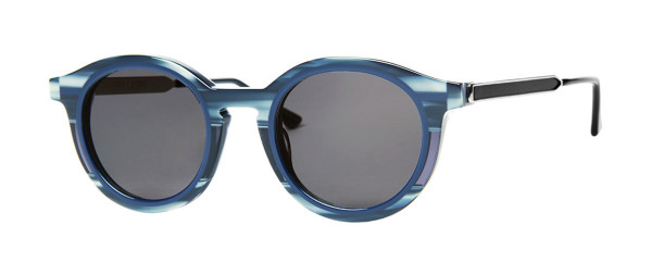 Thierry Lasry Sneaky Sunglasses, 001 - Blue Pattern & Blue w/ Grey Lenses