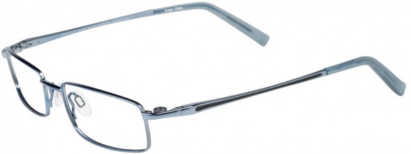 MDX S3155 Eyeglasses, SATIN LIGHT STEEL BLUE/BLACK