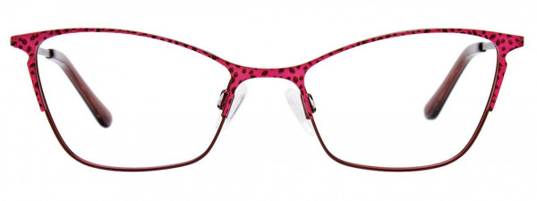 Takumi TK1106 Eyeglasses, 030 - Satin Dark Pink & Dark Brown
