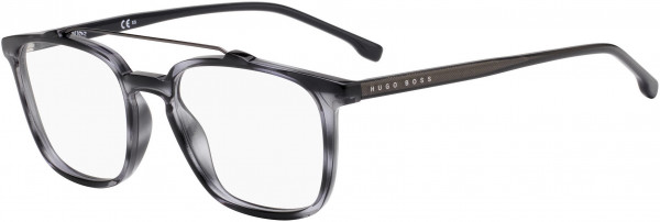 HUGO BOSS Black Boss 1049 Eyeglasses, 02W8 Gray Horn