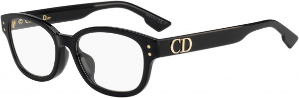 Christian Dior DIORCD 2F Eyeglasses, 0807 Black