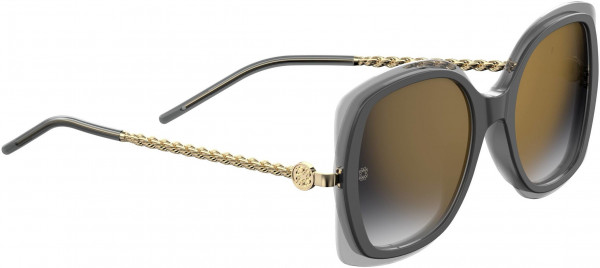 Elie Saab ES 034/G/S Sunglasses, 0FT3 Gray Gold