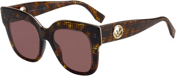Fendi FF 0359/G/S Sunglasses, 0H7P Tortoise Camu