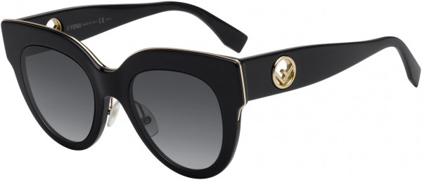 Fendi FF 0360/G/S Sunglasses, 0807 Black