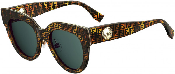 Fendi FF 0360/G/S Sunglasses, 0H7P Tortoise Camu