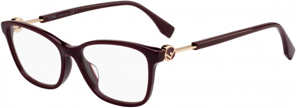 Fendi FF 0363/F Eyeglasses, 0LHF Opal Burgundy
