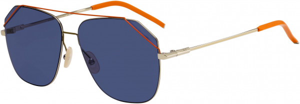 Fendi FF M 0043/S Sunglasses, 03YG Lgh Gold