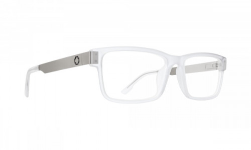 Spy Optic Hale Eyeglasses, Matte Silver Matte Clear