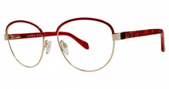 MaxStudio.com Leon Max 4067 Eyeglasses, 086 Red/Gold
