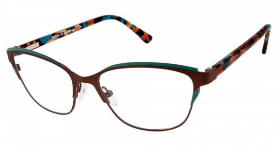 SeventyOne BEREA Eyeglasses, BROWN/GRN