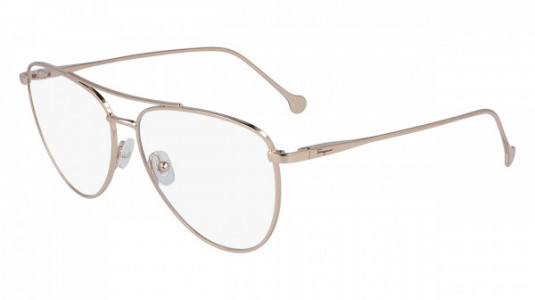 Ferragamo SF2177 Eyeglasses, (688) ROSE GOLD