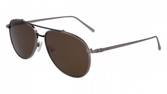 Ferragamo SF201S Sunglasses, (035) SHINY GUNMETAL