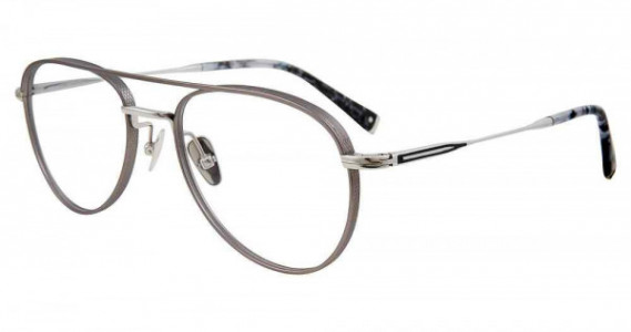 John Varvatos V175 Eyeglasses, GUNMETAL/SILVER (0GSI)