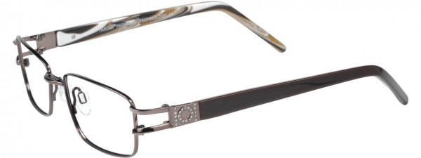 Takumi T9606 Eyeglasses, BROWN