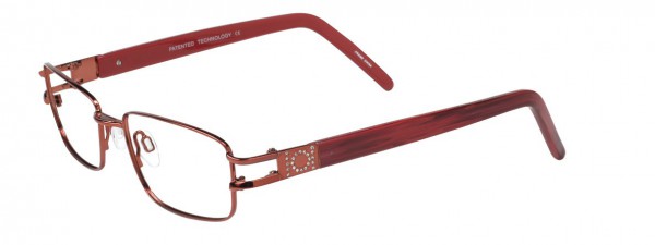 Takumi T9606 Eyeglasses, BURGUNDY