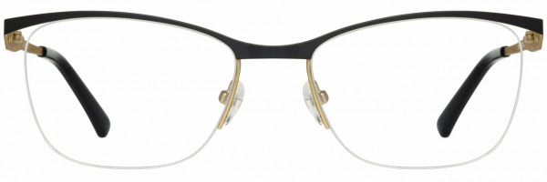 Cote D'Azur CDA-279 Eyeglasses, 2 - Black / Beige / Gold