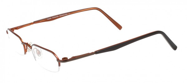 Takumi T9624 Eyeglasses, SATIN BROWN/BURNT ORANGE