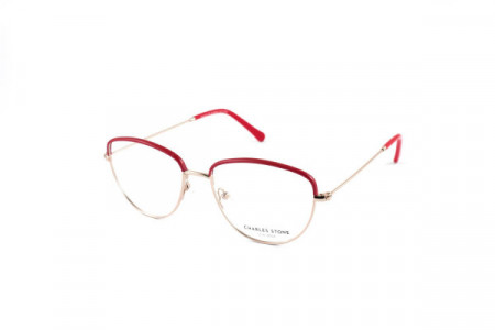 William Morris CSNY30030 Eyeglasses, RED/ROSE GOLD (C2)