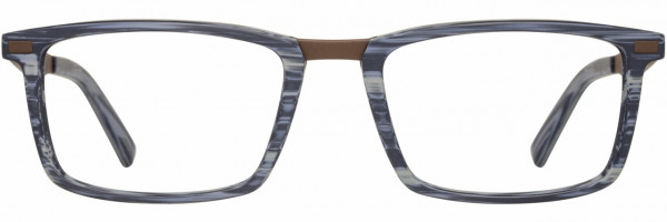 Michael Ryen MR-278 Eyeglasses, 2 - Slate Wood / Brown