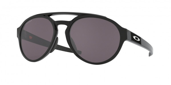 Oakley OO9421F FORAGER (A) Sunglasses, 942101 POLISHED BLACK (BLACK)