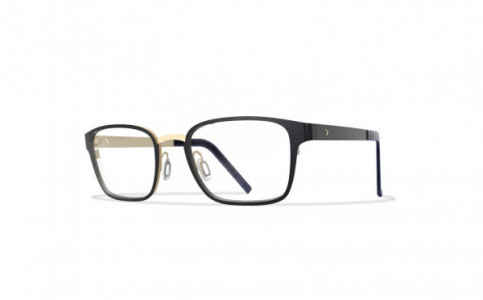 Blackfin Bristol Eyeglasses, Black & Gold - C1030
