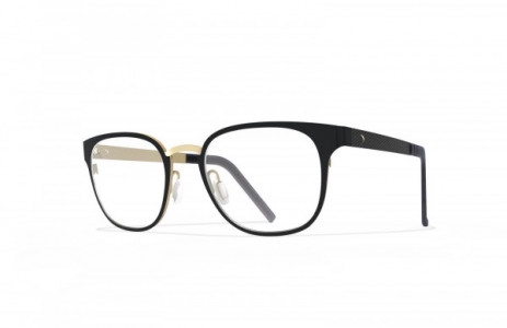 Blackfin Oakland Eyeglasses, Black & Gold - C1030