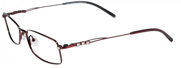 Takumi T9646 Eyeglasses, SHINY DARK BURGUNDY