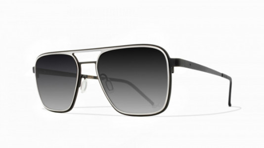 Blackfin Ventura Sunglasses, Black & Silver - C1037