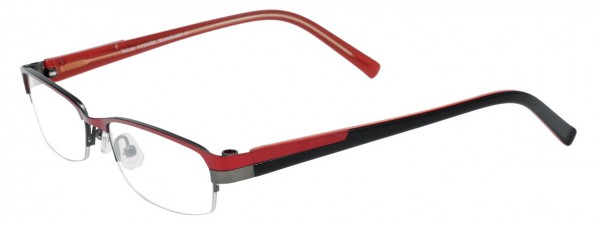 Takumi T9648 Eyeglasses, SATIN BURGUNDY AND DIM GREY