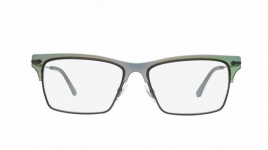 Mad In Italy Barbiere Eyeglasses, C01 - Mirrored Silver/Grey