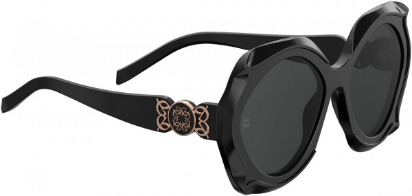 Elie Saab ES 057/G/S Sunglasses, 0807 Black