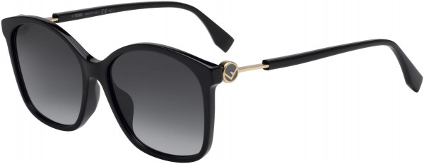 Fendi FF 0361/F/S Sunglasses, 0807 Black