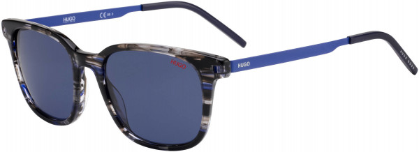 HUGO HG 1036/S Sunglasses, 038I Blue Horn