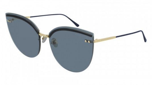 Bottega Veneta BV0205S Sunglasses, 003 - BLUE with BLUE lenses