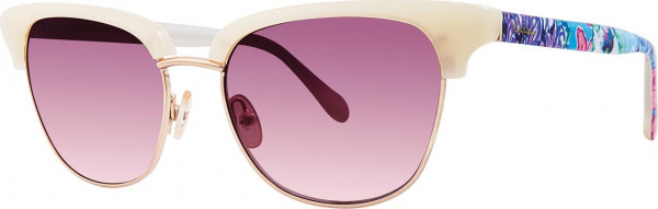 Lilly Pulitzer Stevie Sunglasses, Pearl