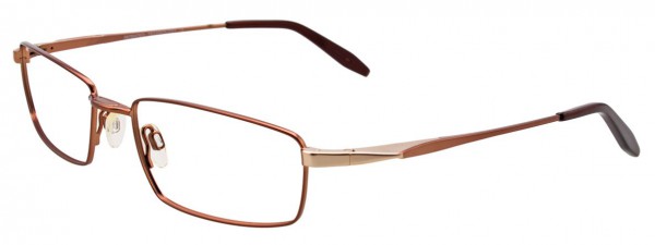Takumi T9665 Eyeglasses, SATIN COPPER BROWN AND MATT GOLD