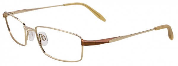 Takumi T9665 Eyeglasses, SHINY GOLD AND MAT COPPER