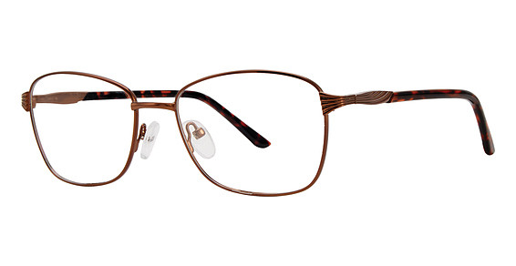 Modern Optical POETIC Eyeglasses, Brown/Tortoise