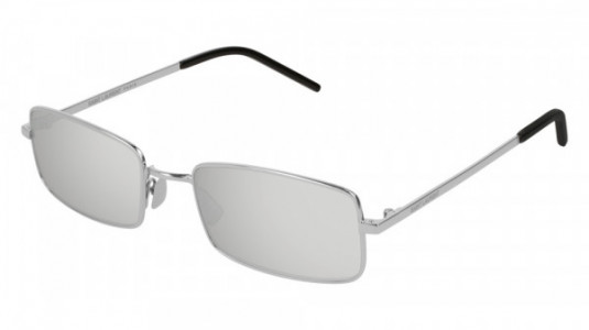 Saint Laurent SL 252 Sunglasses, 004 - SILVER with SILVER lenses