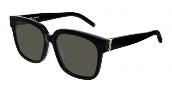 Saint Laurent SL M40/F Sunglasses, 003 - BLACK with GREY lenses