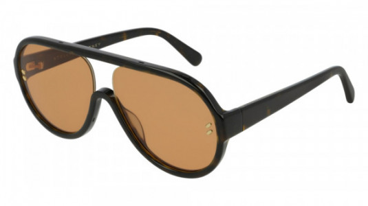 Stella McCartney SC0153S Sunglasses, 002 - HAVANA with ORANGE lenses