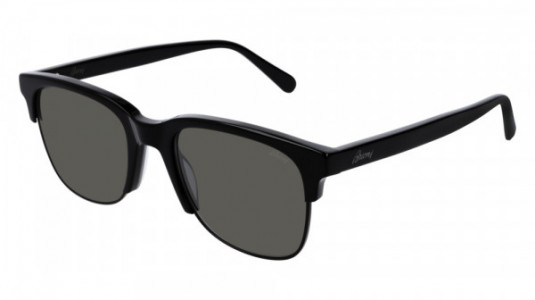 Brioni BR0051S Sunglasses, 001 - BLACK with GREY lenses