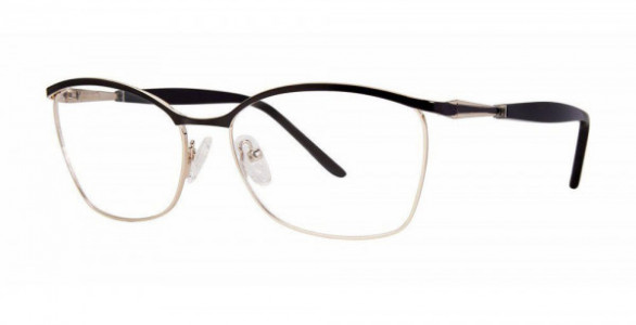 Modern Art A600 Eyeglasses, Matte Black/Gold
