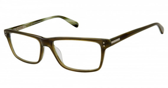 Cremieux ROYCE Eyeglasses, OLIVE HORN