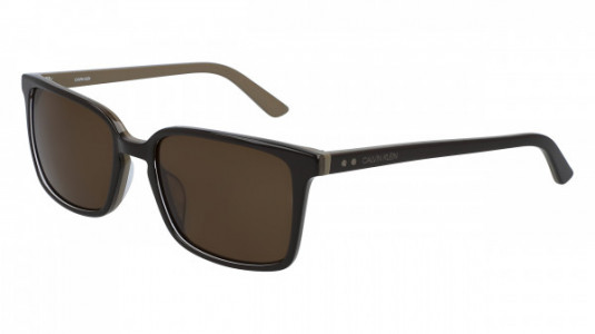 Calvin Klein CK19504S Sunglasses, (203) DARK BROWN/BEIGE